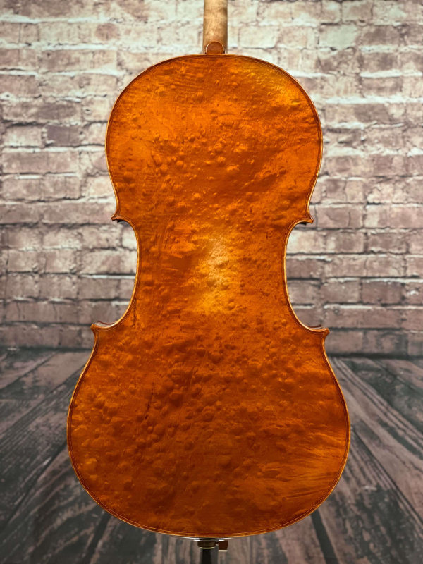 Preview: Györke Francisc die Bottega 4/4 Strad. Vogelaugen Cello