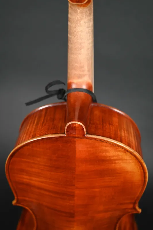 Simon Joseph 5Saiter Cello (Violoncello) da Spalla oder Viola (Bratsche) Pomposa_Halsansatzansicht