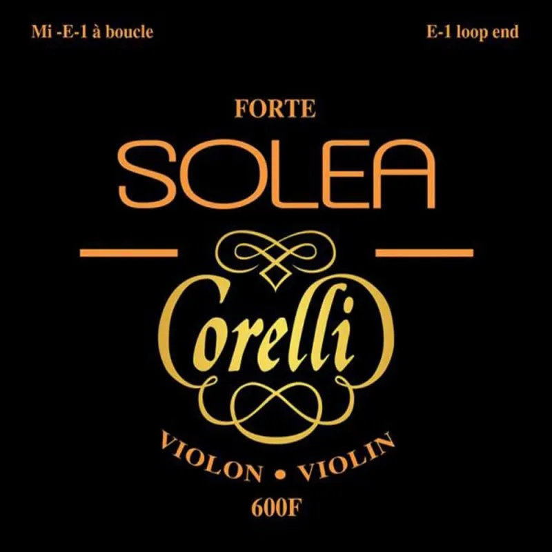 Corelli Solea 4/4 Geige (Violine) Saiten SATZ 600F E-Schlinge Forte (Stark)
