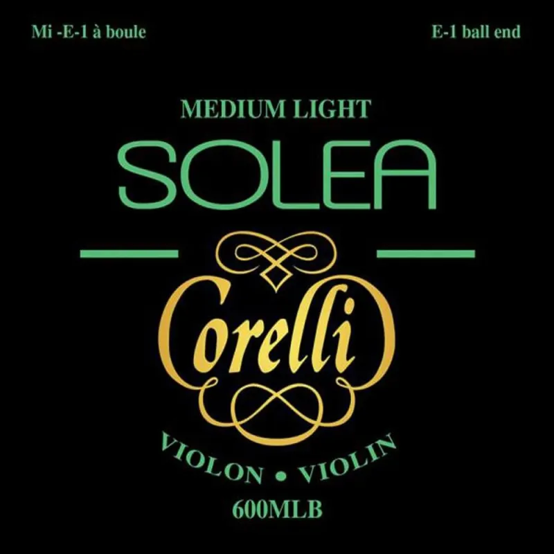 Corelli Solea 4/4 Geige (Violine) Saiten SATZ 600MLB E-Kugel Medium Light
