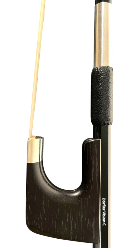 Preview: Dörfler Kontrabassbogen Vision C – Fiberglas-Modell, Ebenholzfrosch