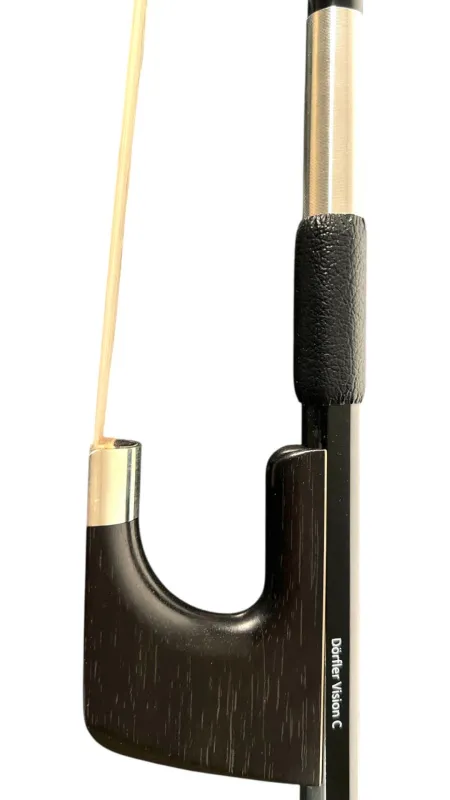 Dörfler Kontrabassbogen Vision C – Fiberglas-Modell, Ebenholzfrosch