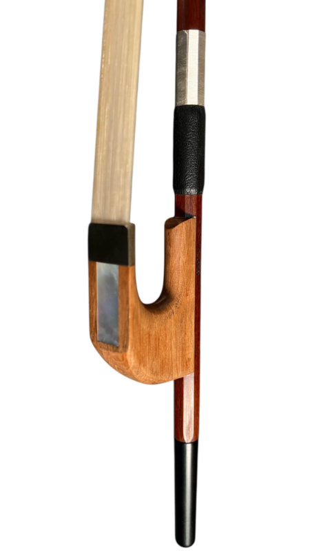 Preview: Dörfler Kontrabass BASISBOGEN W. Dörfler – Birnenholzfrosch – Detail 3