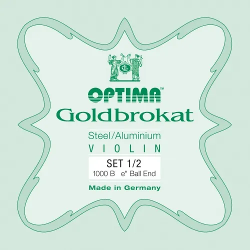 OPTIMA GOLDBROKAT Aluminium Violin Saiten SATZ