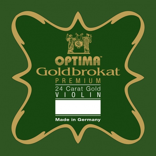 Preview: GOLDBROKAT 24K GOLD PREMIUM 4/4 Violin E-Saite in 5 Stärken mit Kugel