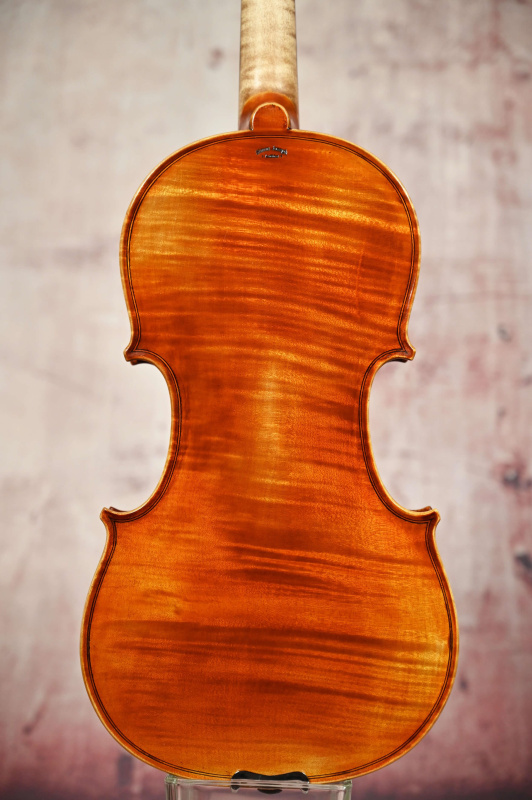 Preview: Bodenansicht einer Simon Joseph 5Saiter 4/4 Meister Geige (Violine) Handarbeit 2023