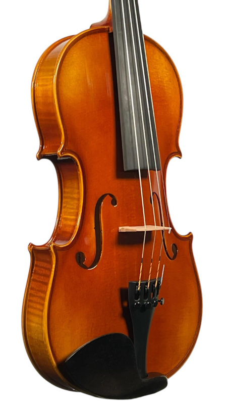 Preview: GEWA 4/4 Geige (Violine) Modell Maestro 1 Deckenansicht, seitlich