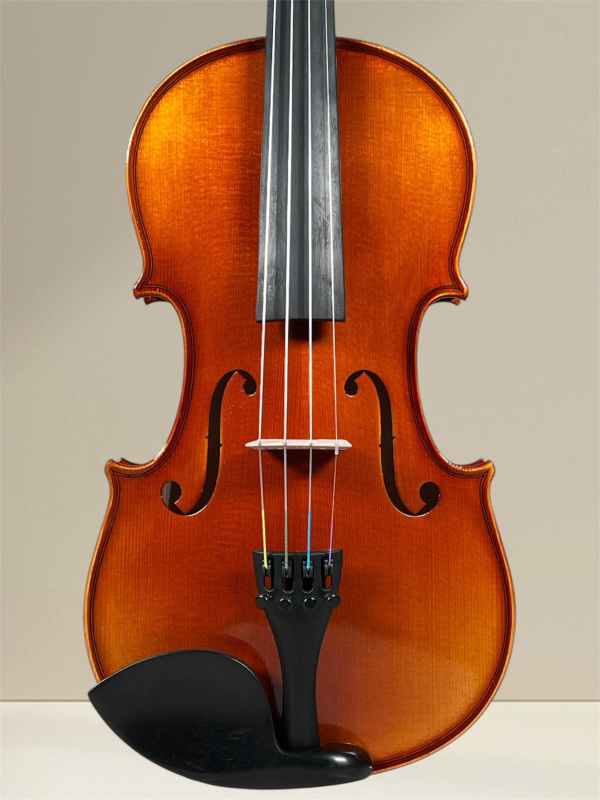 Preview: Geige (Violine) 4/4 aus Reghin Rumänien Baujahr 2025 - Deckeansicht