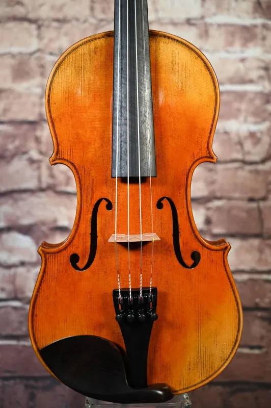 Deckenansicht einer Butiu Cornel "die Bottega" Geige (Violine) Handarbeit 2020