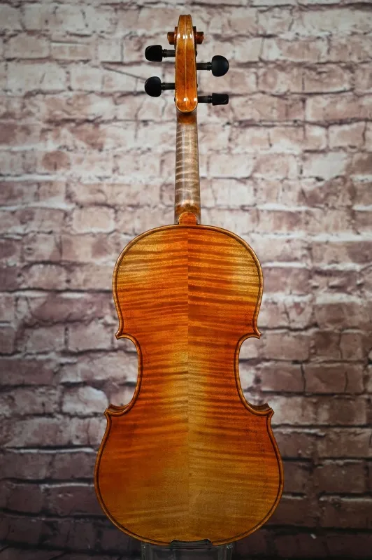 Rueckansicht einer Butiu Cornel \"die Bottega\" Geige (Violine) Handarbeit 2020