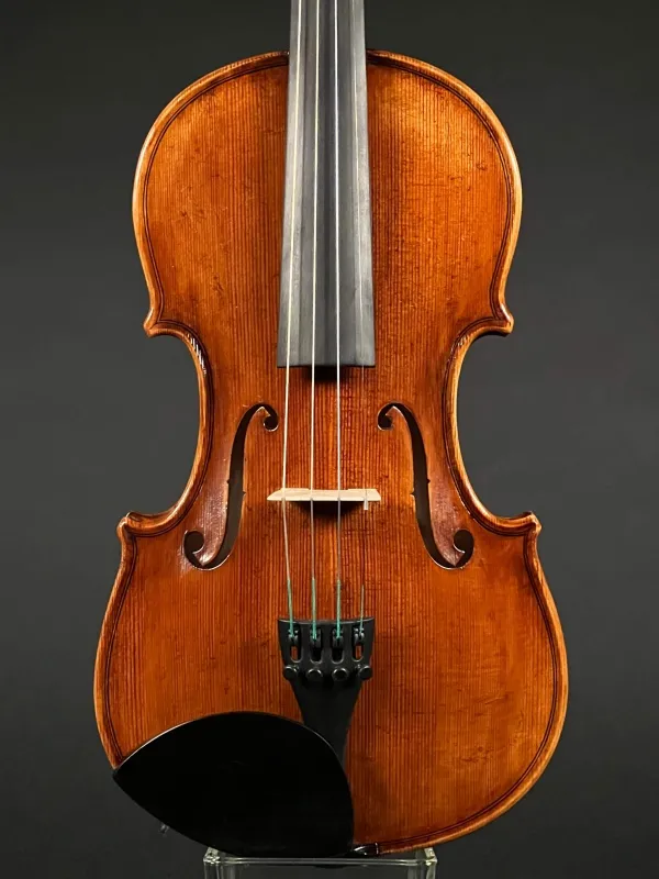 Decken-Detailansicht einer Butiu Cornel "die Bottega" Geige (Violine) Handarbeit 2022