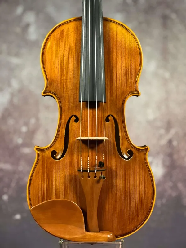 Decken-Detailansicht einer Simon Joseph Meister Geige (Violine) Handarbeit 2018