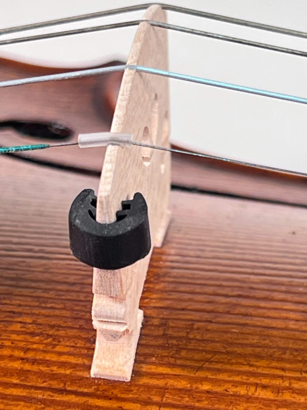 Preview: Klang-Clip (Dämpfer) für 1/2, 3/4, 4/4 Violine – Klangverbesserung