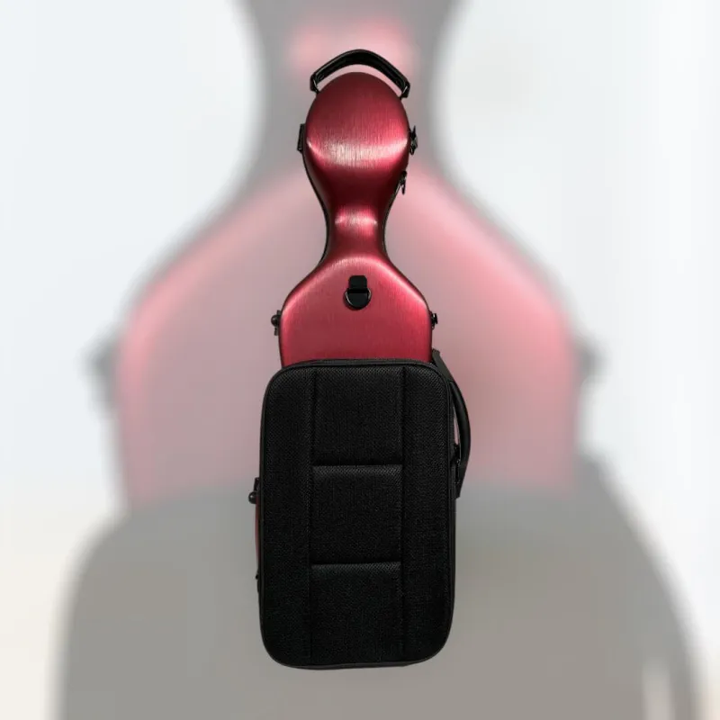 Petz CSV10 Koffer (Etui) für 4/4 Geige (Violine), Rot_Ansicht2