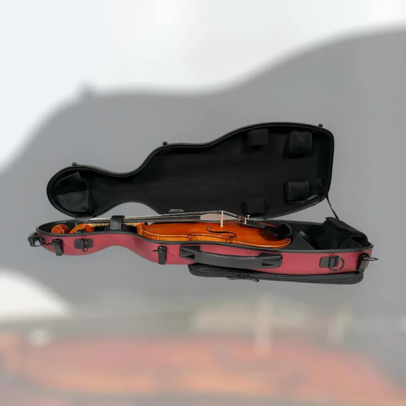 Petz CSV10 Koffer (Etui) für 4/4 Geige (Violine), Rot_Ansicht6