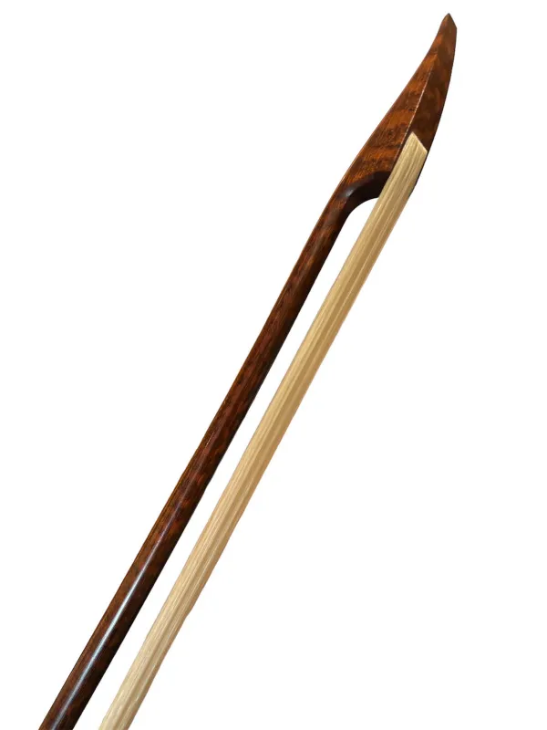 Spitzenansicht schräg Bass Kontrabass Meister Barock Bogen von Petz