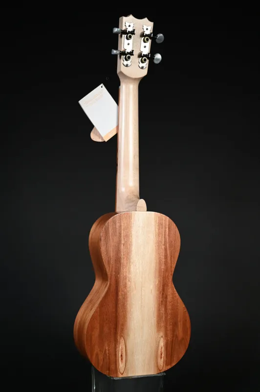 Back-Detailansicht einer APC UKCLK Lusitana Konzert (Concert) Ukulele Modell Simple, Handarbeit aus Portugal