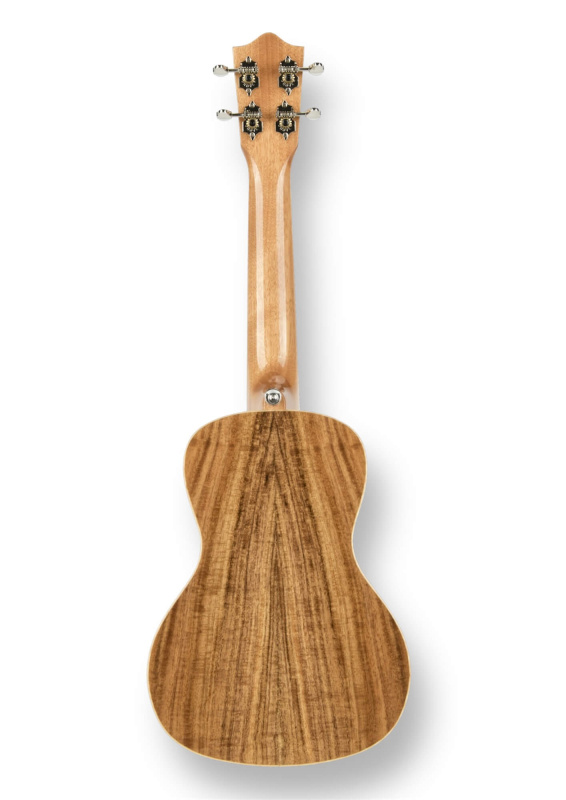 Preview: LANIKAI All Solid Acacia Konzertukulele – Rückansicht