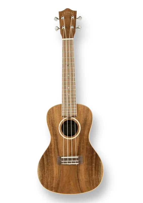 LANIKAI All Solid Acacia Konzertukulele – Vorderansicht