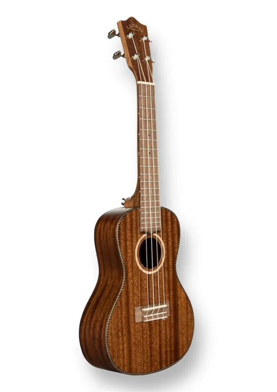 LANIKAI All Solid Mahogany Konzertukulele – Seitenansicht