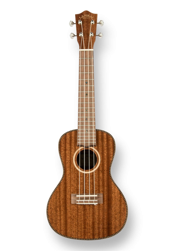 Preview: LANIKAI All Solid Mahogany Konzertukulele – Vorderansicht