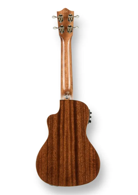 LANIKAI MAS-CEC Konzertukulele Solid Mahogany – Rückansicht