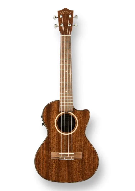 LANIKAI MAS-CET Tenorukulele Solid Mahogany – Vorderansicht