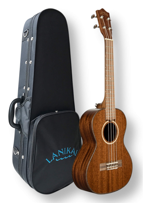 Preview: LANIKAI All Solid Mahogany Tenorukulele – vollmassiv, Softcase