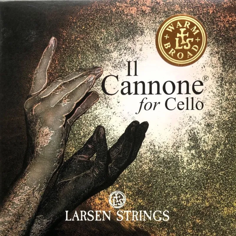 Larsen Il Cannone Cello Saiten 4/4 – Warm & Broad, Komplettsatz Verpackungsansicht