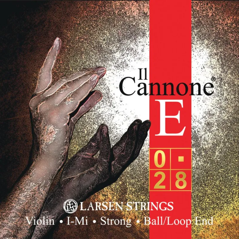 Larsen IL CANNONE 4/4 Geige (Violin) E Saite Ball/Loop End, Strong