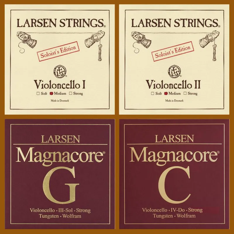 MIX 2: Larsen Soloist’s A-D + Magnacore Strong G-C – Cellosaitensatz