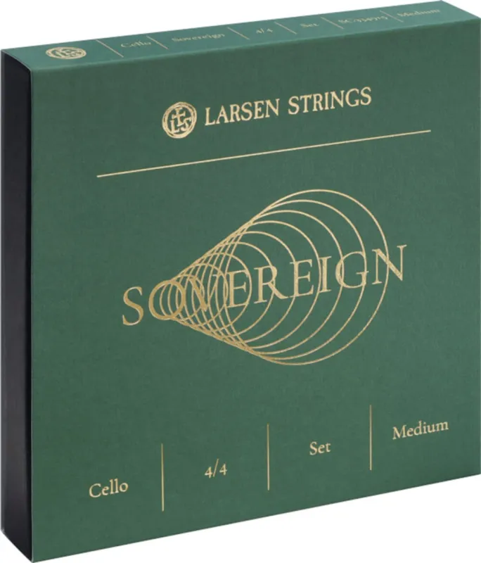 Larsen SOVEREIGN Cellosaiten Satz Medium - Verpackung Vorderseite