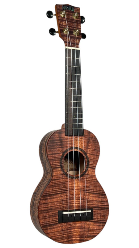 Preview: Mahalo Koa Sopran Ukulele inkl. Tasche – tropischer Klang