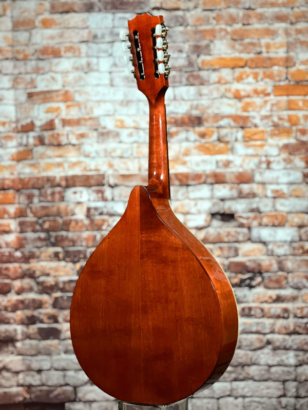 Preview: HORA Massivholz Mandola M1088 mit Intarsien Verzierung_Rueckansicht