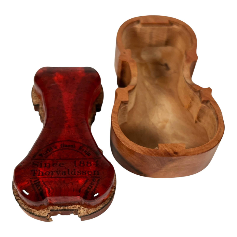 Preview: Millant-Deroux Paris Kolophonium by Thorvaldsson im Stradivari-Formetui für Violine, Viola und Cello - Ansicht 1