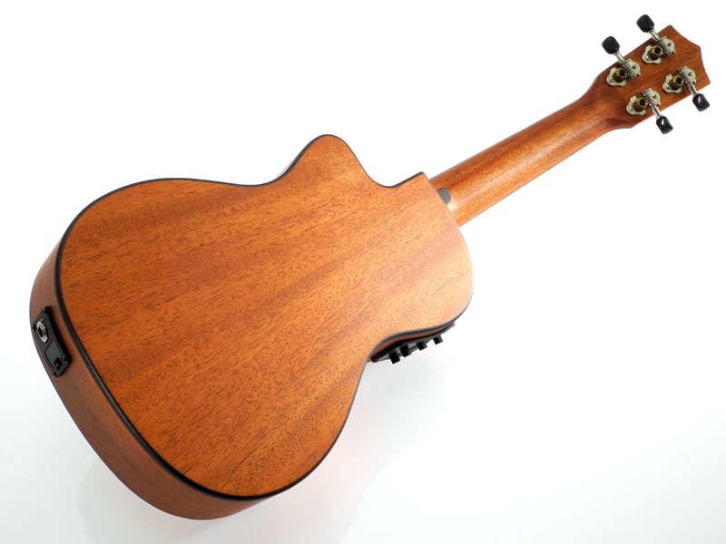 Preview: koki'o Massivmahagoni-Mahagoni Concert Ukulele Elektrisch mit Tasche