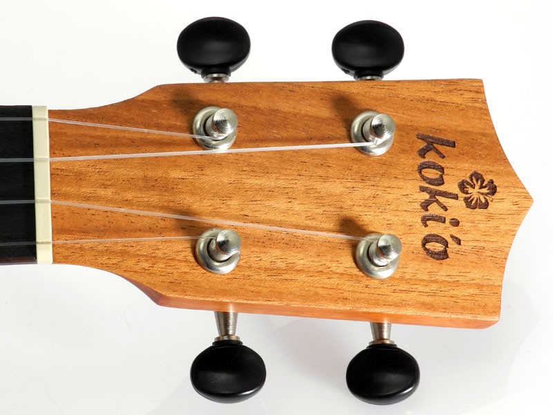 Preview: koki'o Massivmahagoni-Mahagoni Concert Ukulele Elektrisch mit Tasche