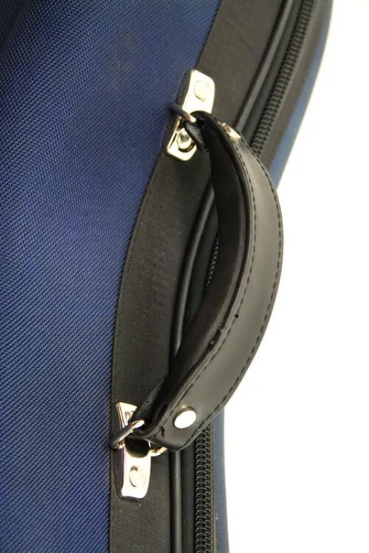 Petz Fiberglas-Composite Celloetui 4/4 in blau mit Rollen und Rucksacksystem - 8