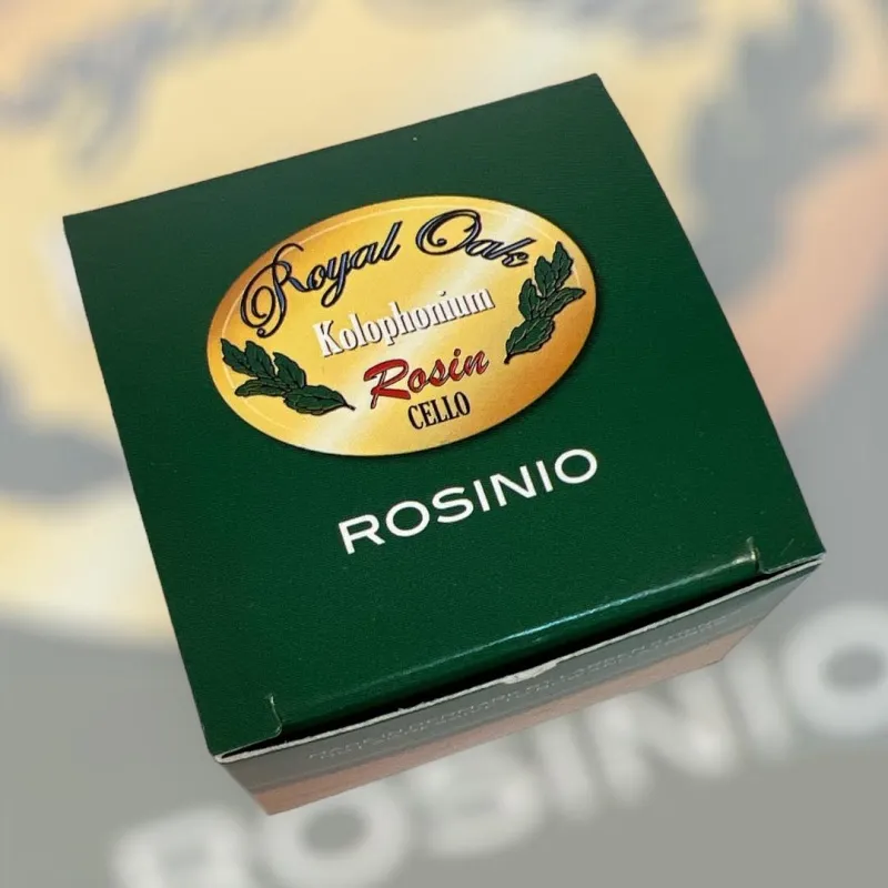 ROYAL OAK "Rosinio" Cello (Violoncello) Kolophonium, Rosin Verpackungsansicht