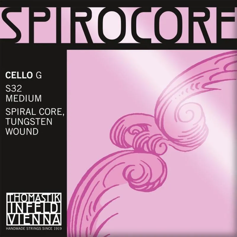 THOMASTIK Spirocore 4/4 Cello G Saite, Wolfram umsponnen