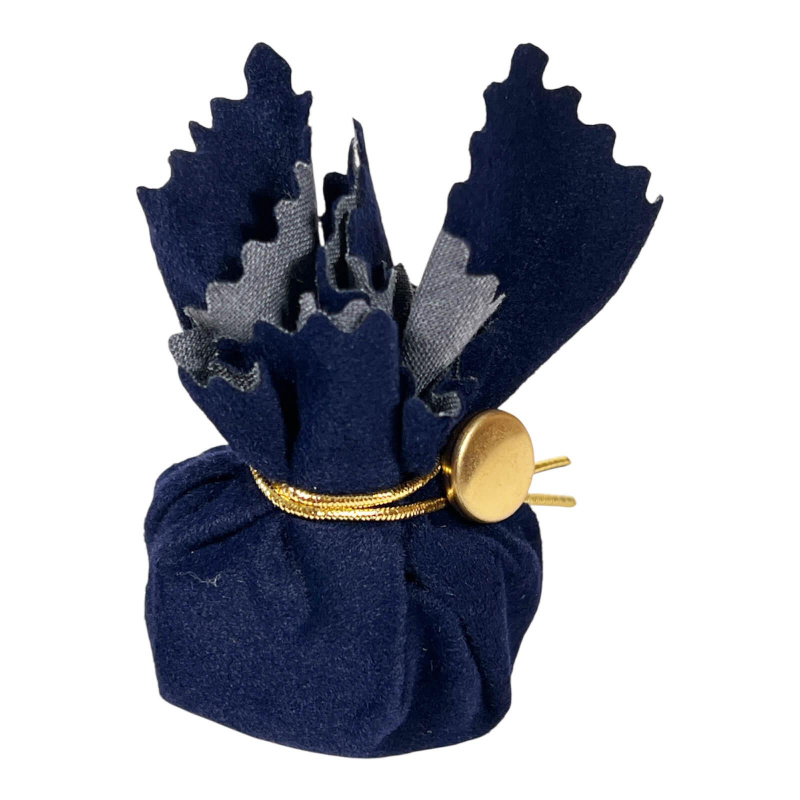 Preview: Salchow Kolophonium für Violine, Viola und Cello – Made in New York - Dunkel - blaues Tuch