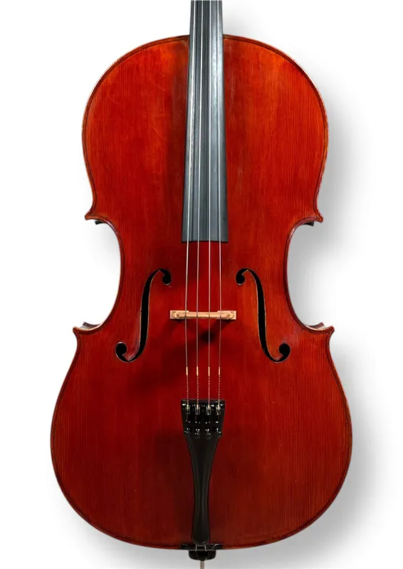 Simon Joseph 4/4 Meister-Cello nach Guadagnini „von Kohner“ 1743, gebaut 2023 – Deckeansicht