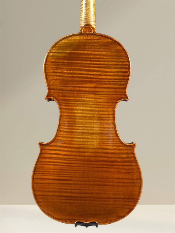 Preview: Simon Joseph Meister Geige (Violine) gebaut 2018 - Stradivarius Modell - Bodenansicht