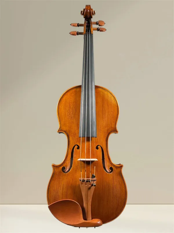 Simon Joseph Meister Geige (Violine) gebaut 2018 - Stradivarius Modell - Vorderansicht Simon Joseph Meister Geige (Violine) gebaut 2018 - Stradivarius Modell - Vorderansicht