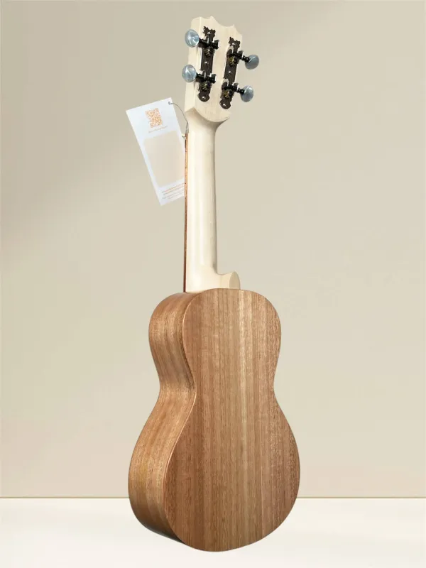 APC S EUC Sopran Ukulele aus massiver Eukalyptus - Rückansicht