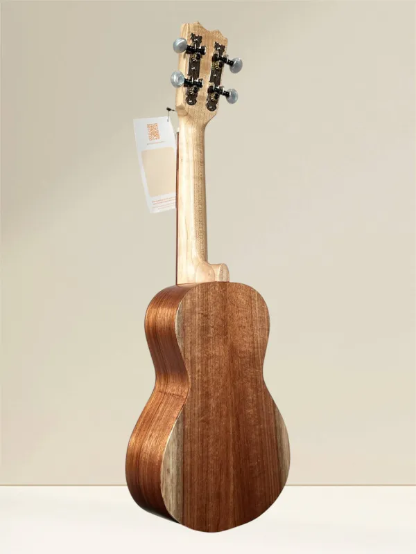 APC SS Simple Sopran Ukulele aus massiver Akazie - Rückansicht