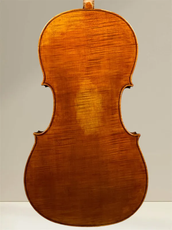 Stoica Alin 4/4 Meistercello nach Stradivari B-Form Davidov Modell 2023 - Bodenansicht