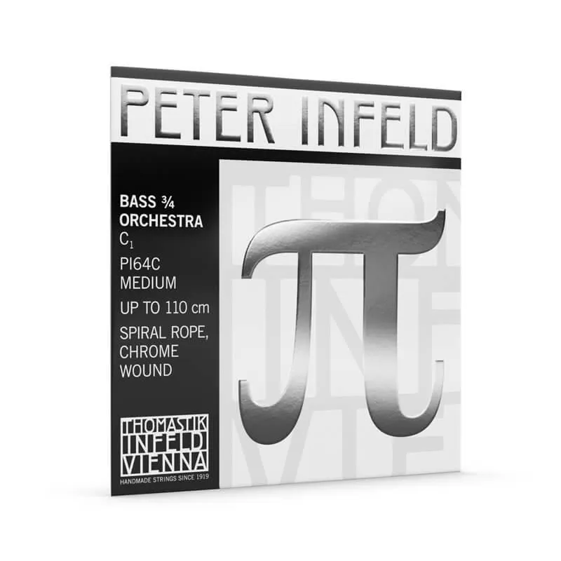 Thomastik Peter Infeld PI64C – C-Saite für Kontrabass, Einzelverpackung