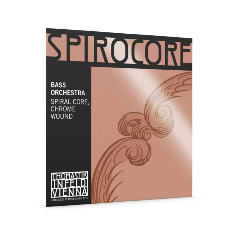 Thomastik Spirocore S41 H5 Saite für 4/4 Kontrabass in Orchesterstimmung, Medium – langlebige Basssaite mit kräftigem, klarem Ton