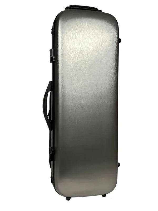 Detailansicht Decke eines Petz Viola (Bratsche) rechteckig Etuis CF502-GR in der Farbe außen silber